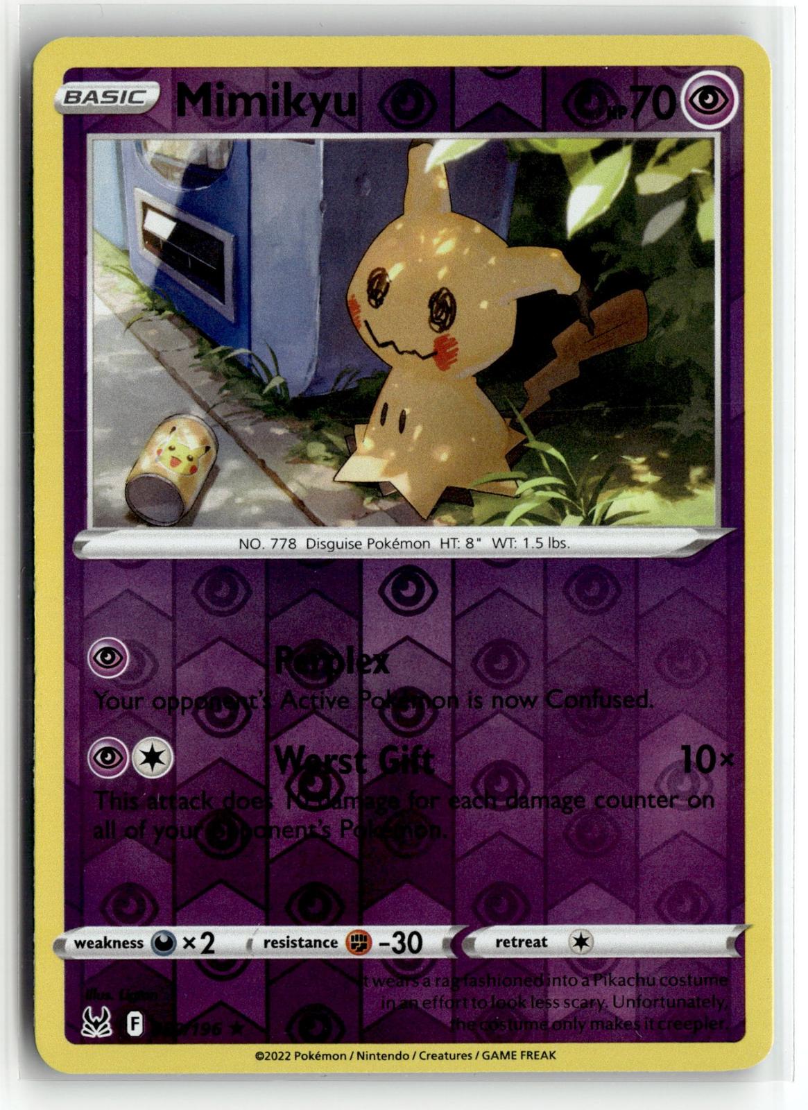 Pokemon tcg SWSH11: Lost Origin #080/196 Mimikyu