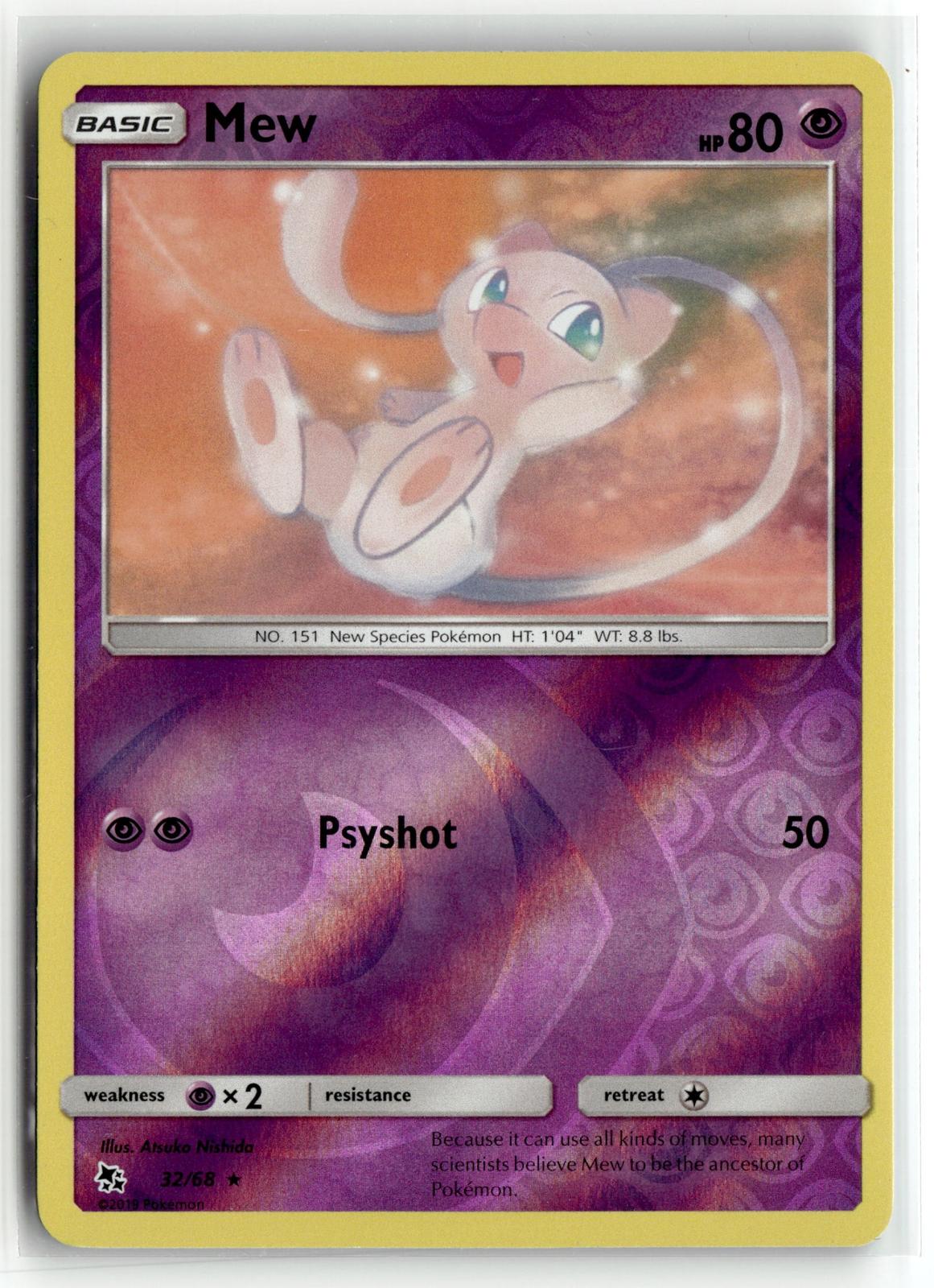 Pokemon tcg Hidden Fates #32/68 Mew