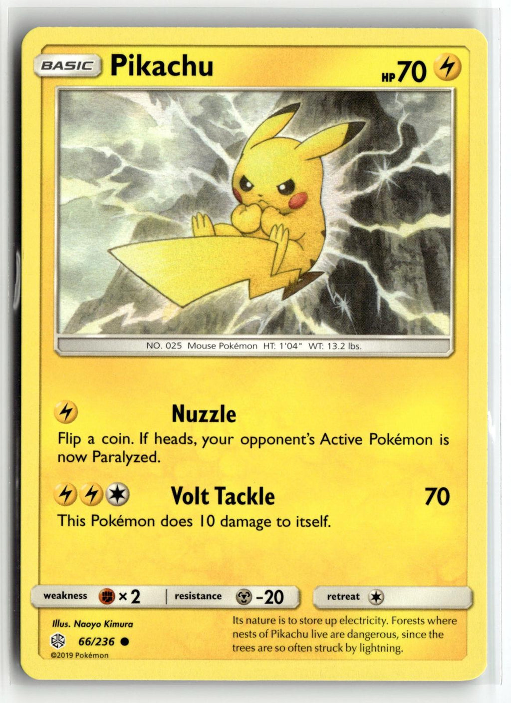 Pokemon tcg SM - Cosmic Eclipse #66/236 Pikachu
