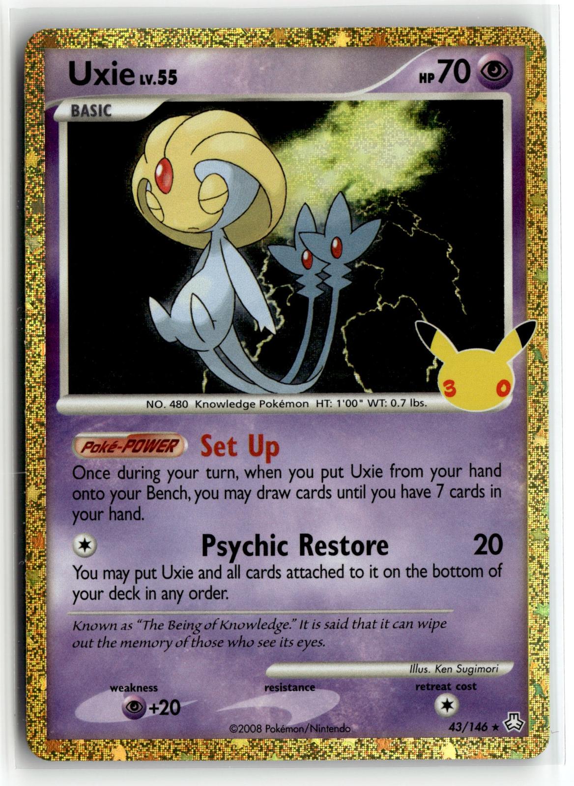 Pokemon tcg ME: 30th Celebration Classic Collection #43/146 Uxie