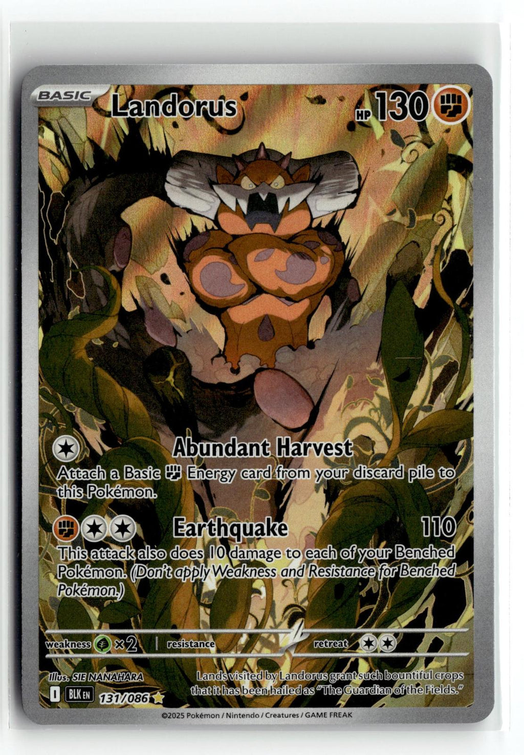 Pokemon tcg SV: Black Bolt #131/086 Landorus