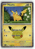 Pokemon tcg ME: 30th Celebration #045/128 Pikachu