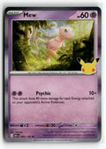 Pokemon tcg ME: 30th Celebration #065/128 Mew