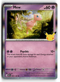 Pokemon tcg ME: 30th Celebration #065/128 Mew