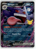 Pokemon tcg ME: 30th Celebration #090/128 Gengar ex