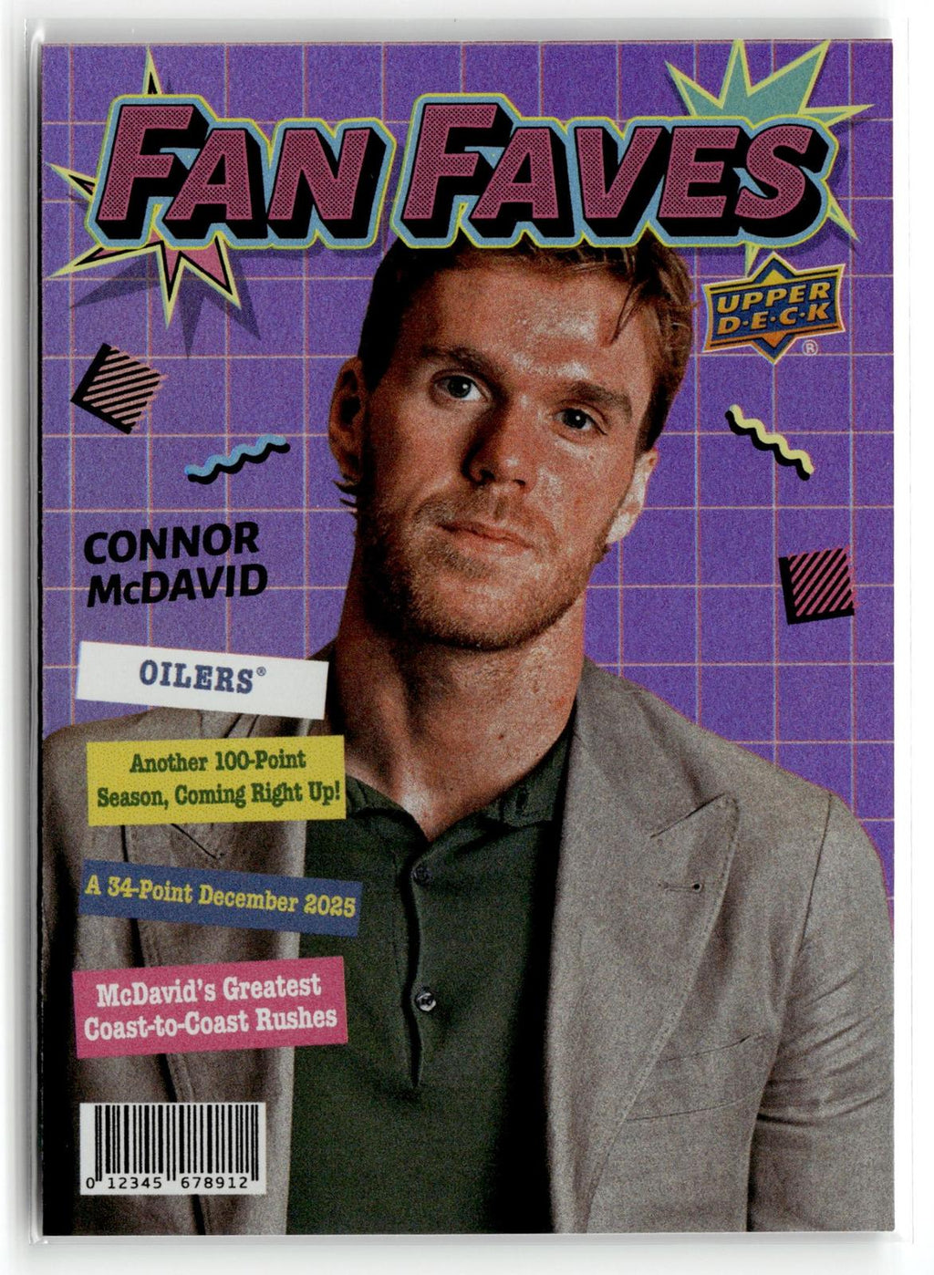 2026-27 Upper Deck #FF-9 Connor McDavid Fan Faves