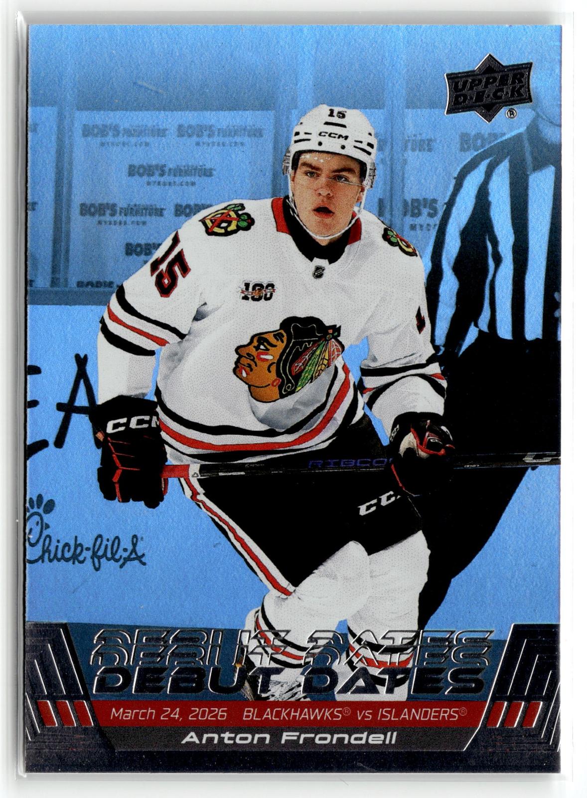 2026-27 Upper Deck #DD-14 Anton Frondell Debut Dates
