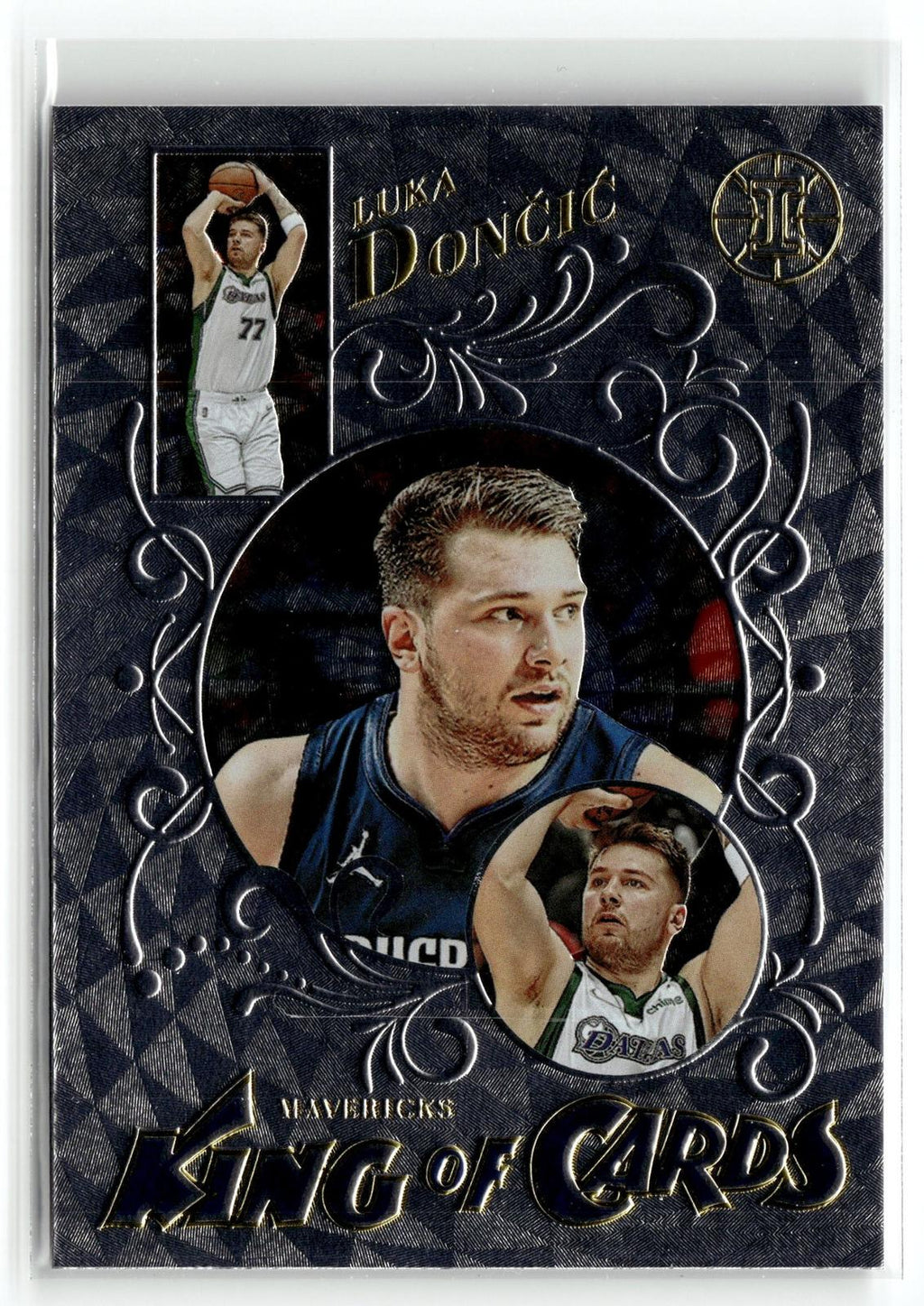 2021-22 Panini Illusions #11 Luka Doncic King of Cards