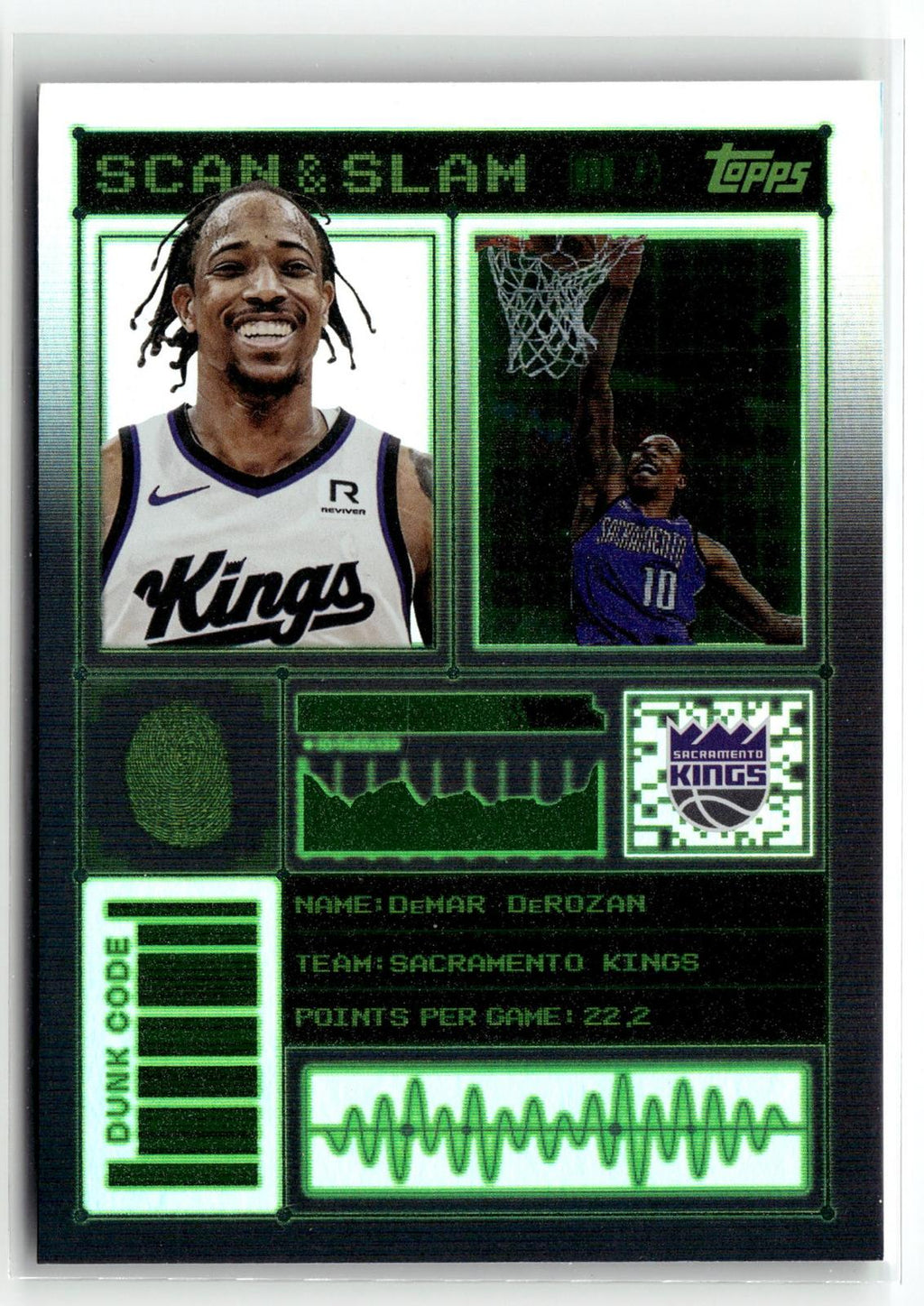 2025-26 Topps #SS-22 DeMar Derozan Scan and Slam