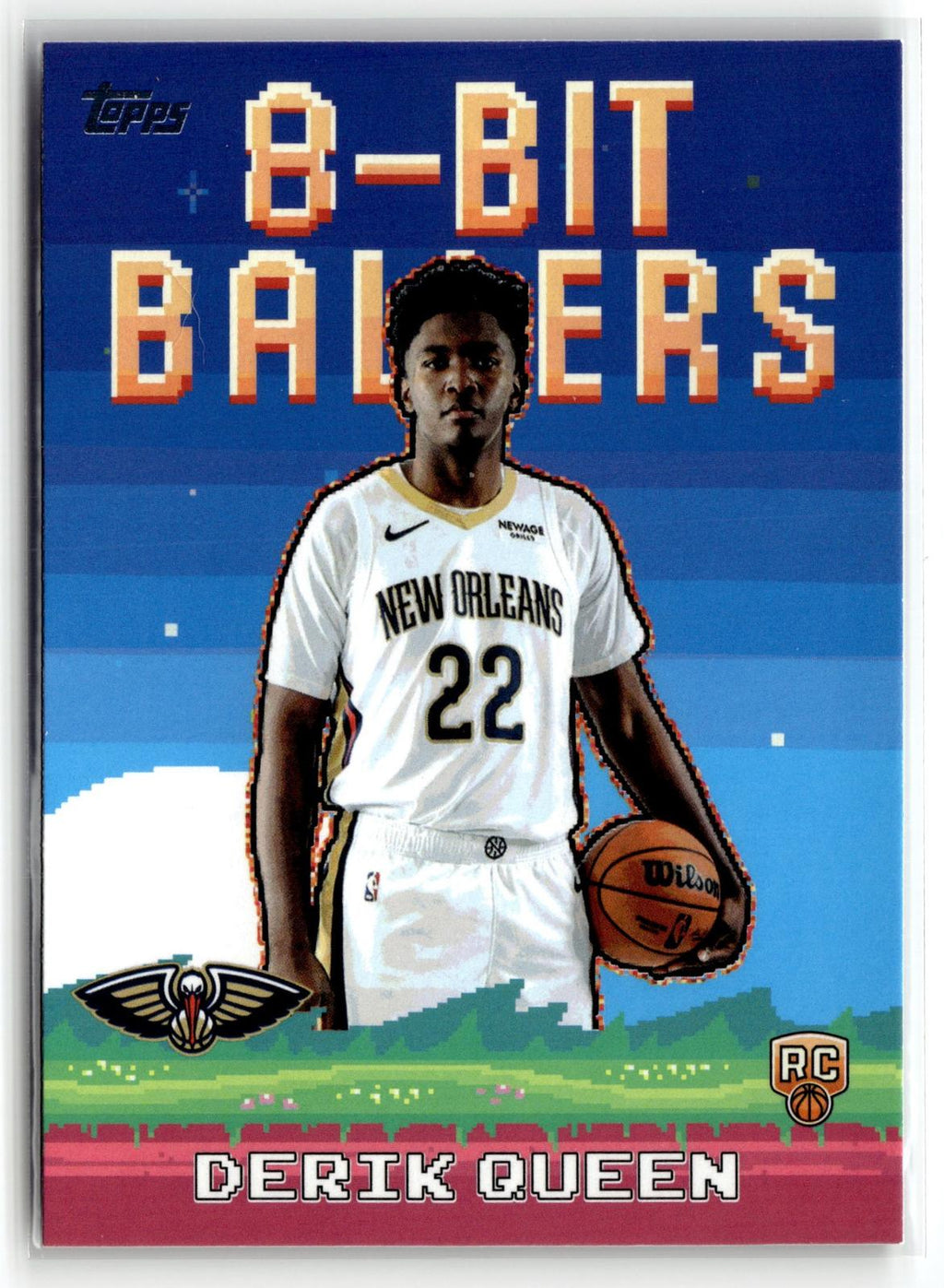2025-26 Topps #8B-39 Derik Queen 8-Bit Ballers