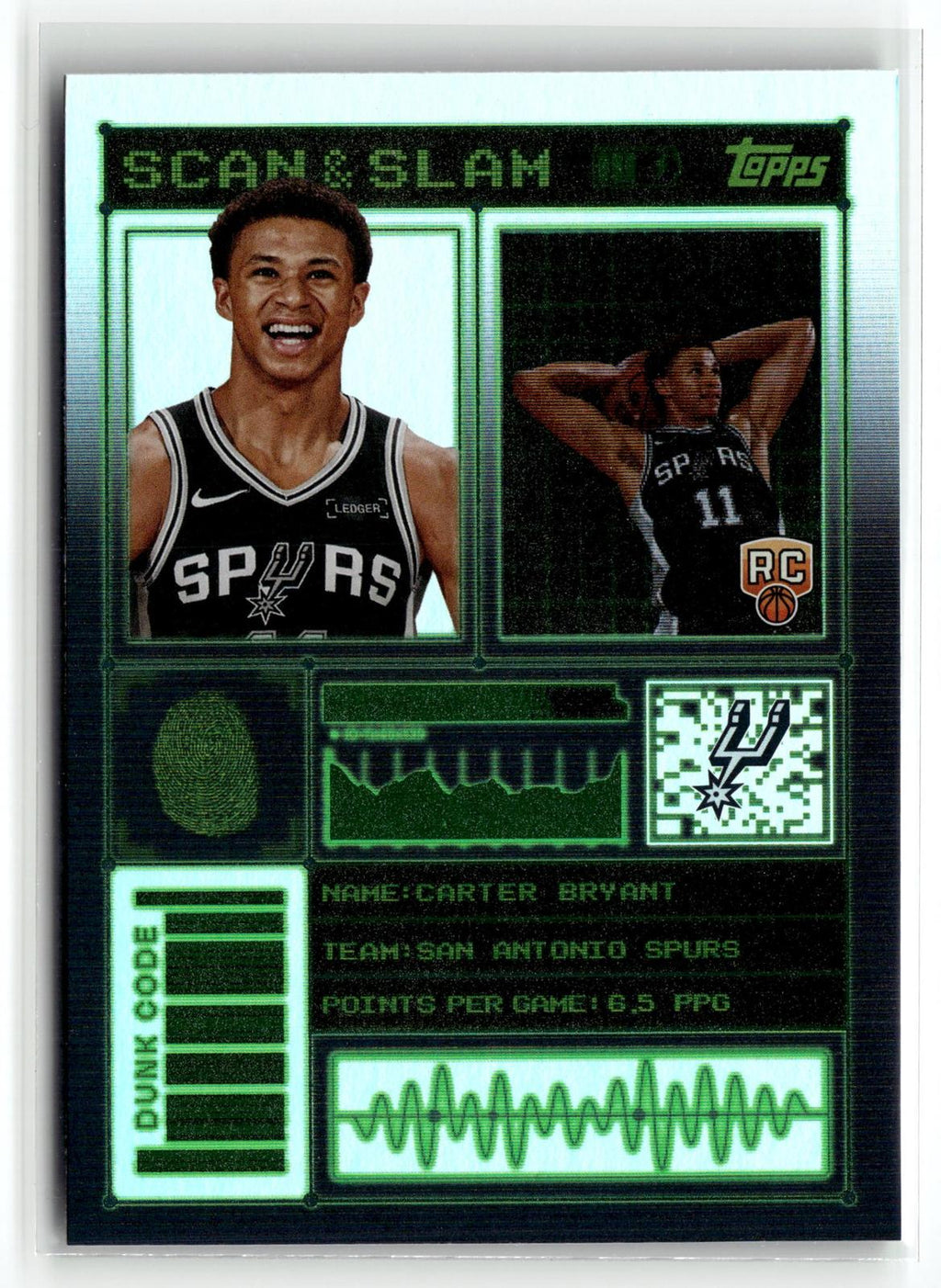 2025-26 Topps #SS-39 Carter Bryant Scan and Slam