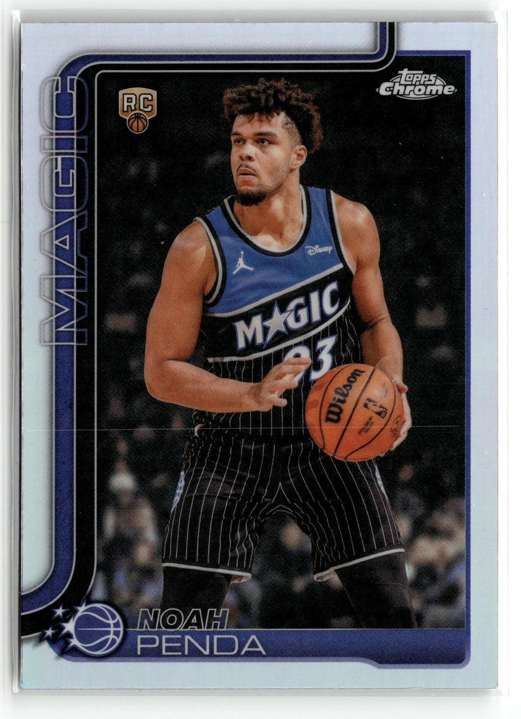 2025-26 Topps Chrome Update #182 Noah Penda Refractor