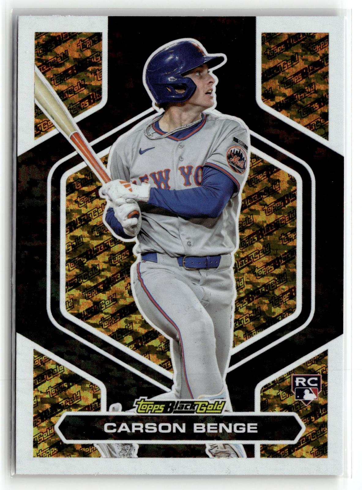 2026 Topps Update #BG-8 Carson Benge Topps Black Gold