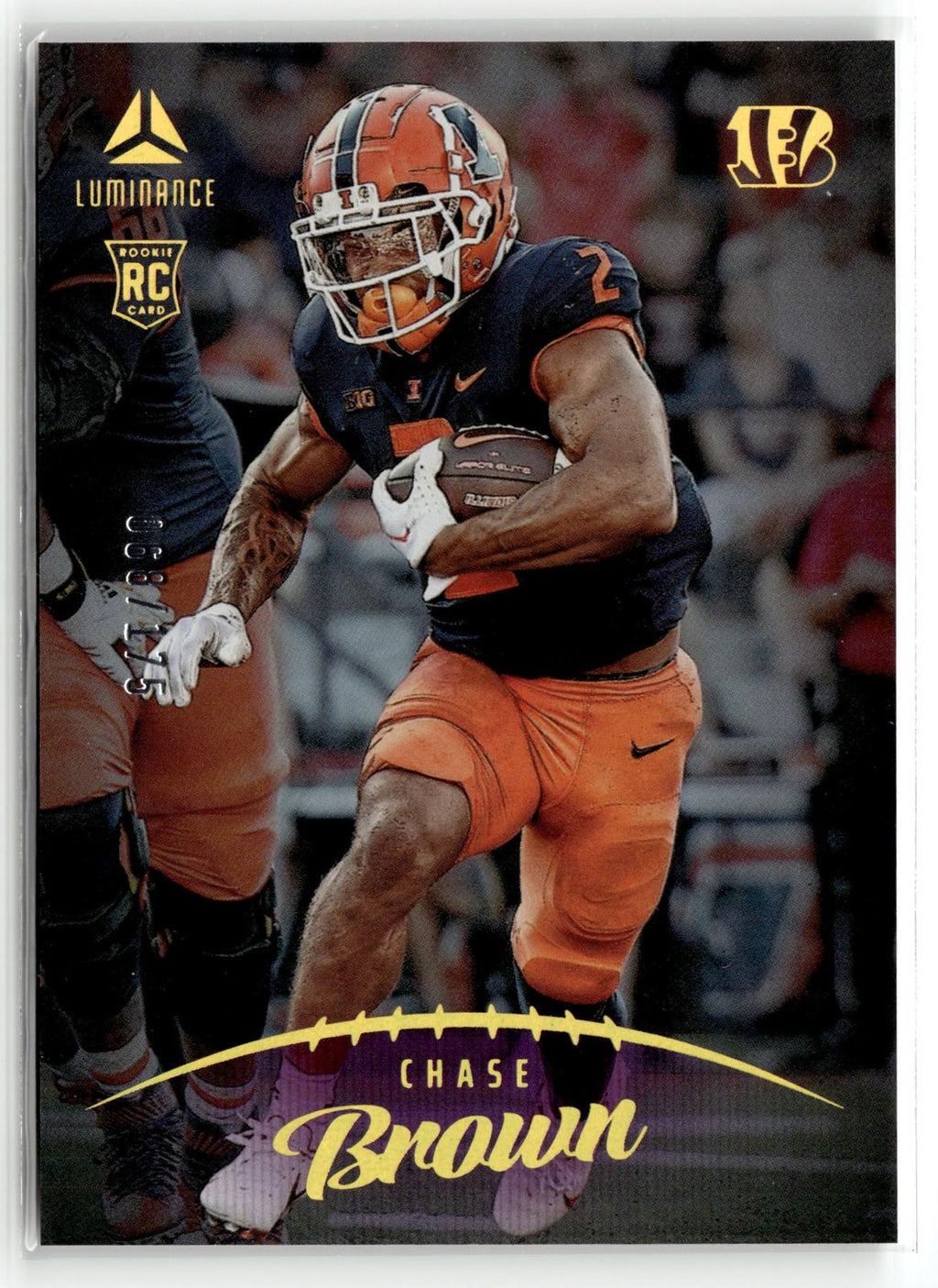#134 Chase Brown 2023 Panini Luminance