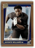 #275 Javonte Williams 2021 Donruss