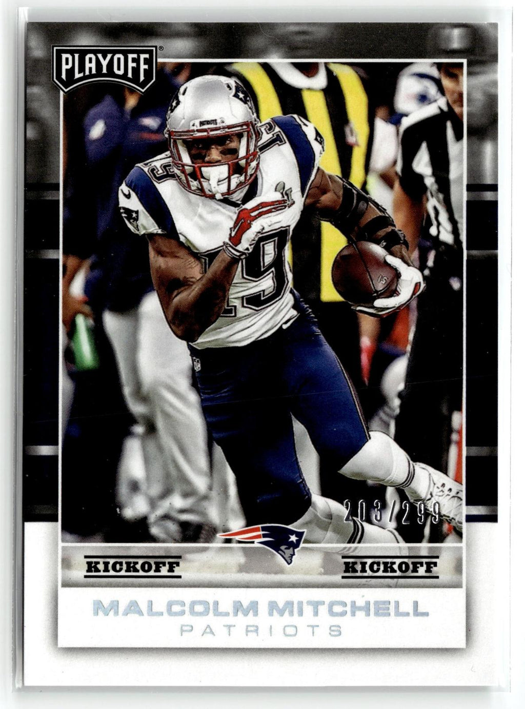 #56 Malcolm Mitchell 2017 Panini Playoff