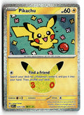 Pokemon tcg ME: 30th Celebration #029/128 Pikachu