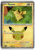 Pokemon tcg ME: 30th Celebration #027/128 Pikachu