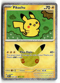 Pokemon tcg ME: 30th Celebration #034/128 Pikachu
