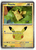 Pokemon tcg ME: 30th Celebration #027/128 Pikachu