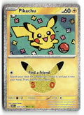 Pokemon tcg ME: 30th Celebration #029/128 Pikachu