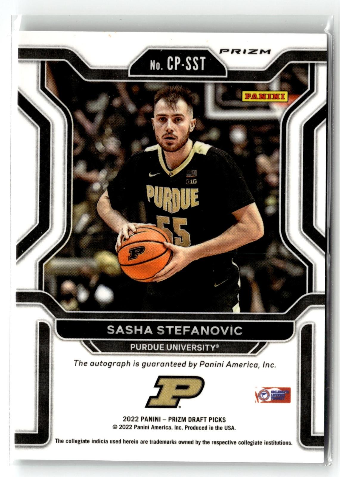 #CP-SST Sasha Stefanovic 2022 Panini Prizm Draft Picks
