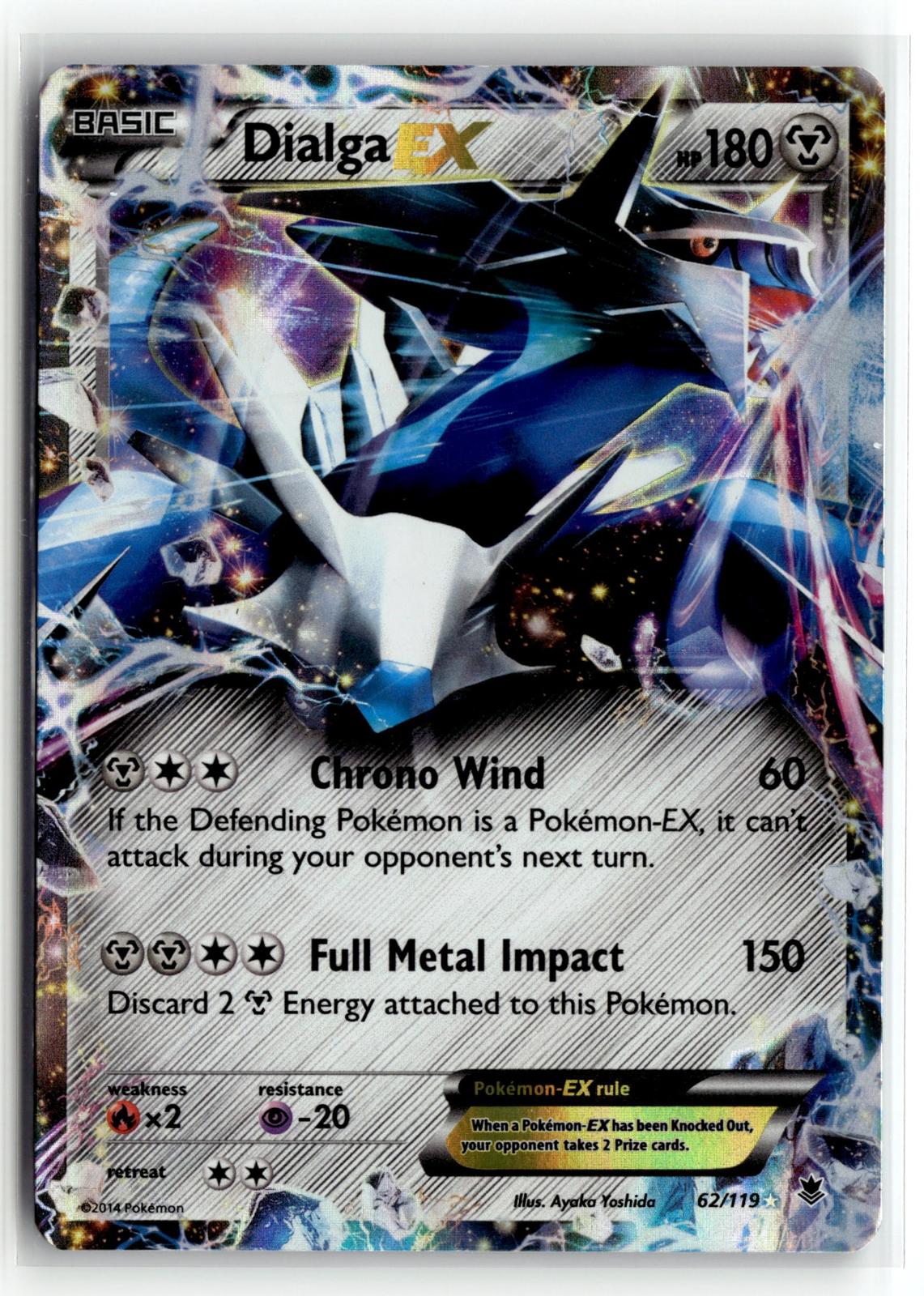 Pokemon tcg XY - Phantom Forces #62/119 Dialga EX