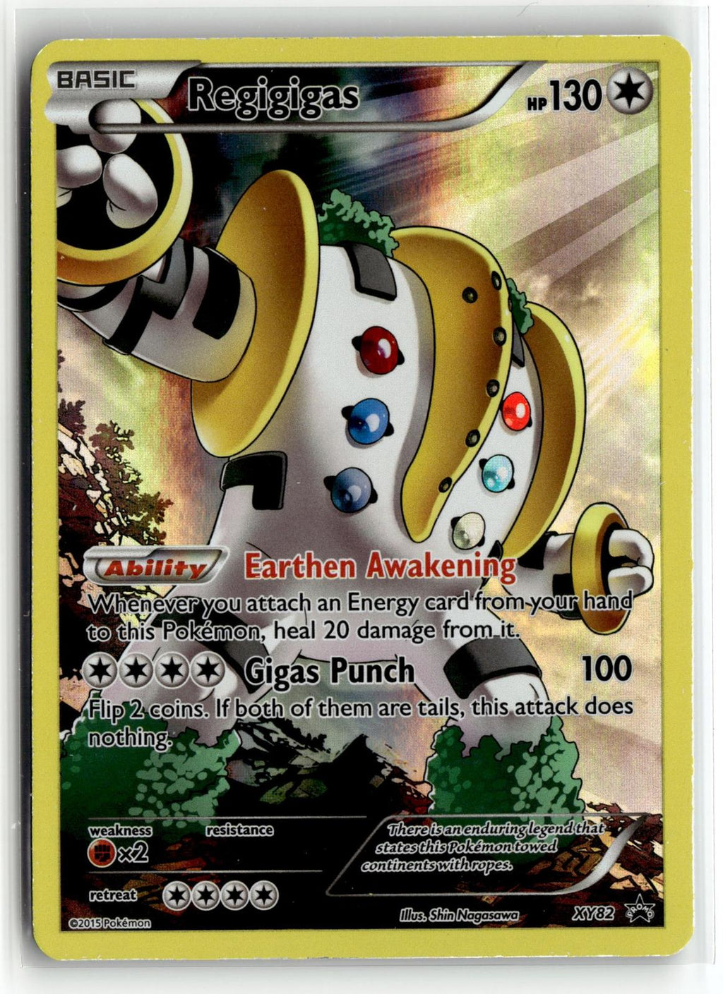 Pokemon tcg XY Promos #XY82 Regigigas (Full Art Promo)