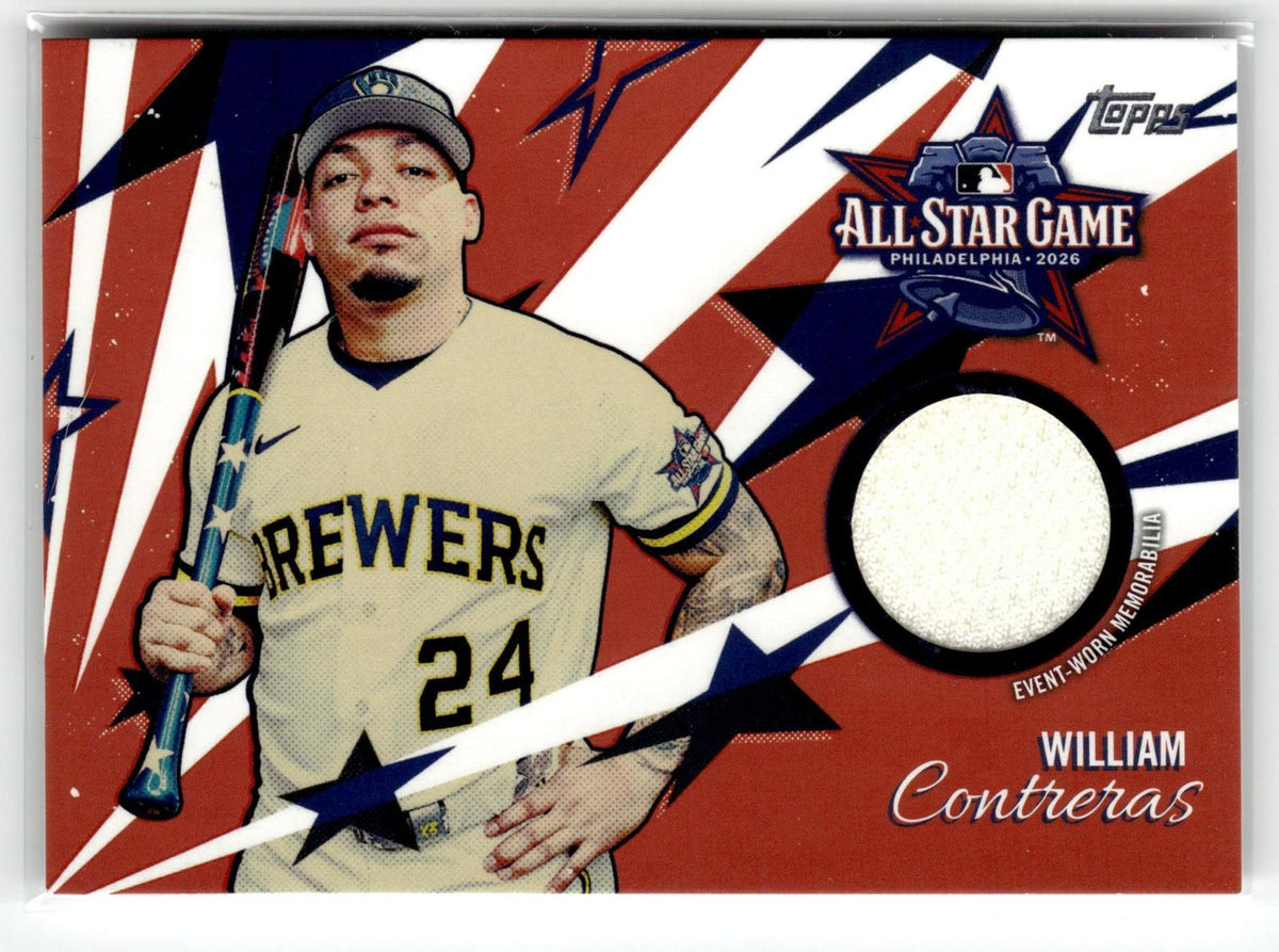 2026 Topps Update #AS-WCO William Contreras All-Star Stitches