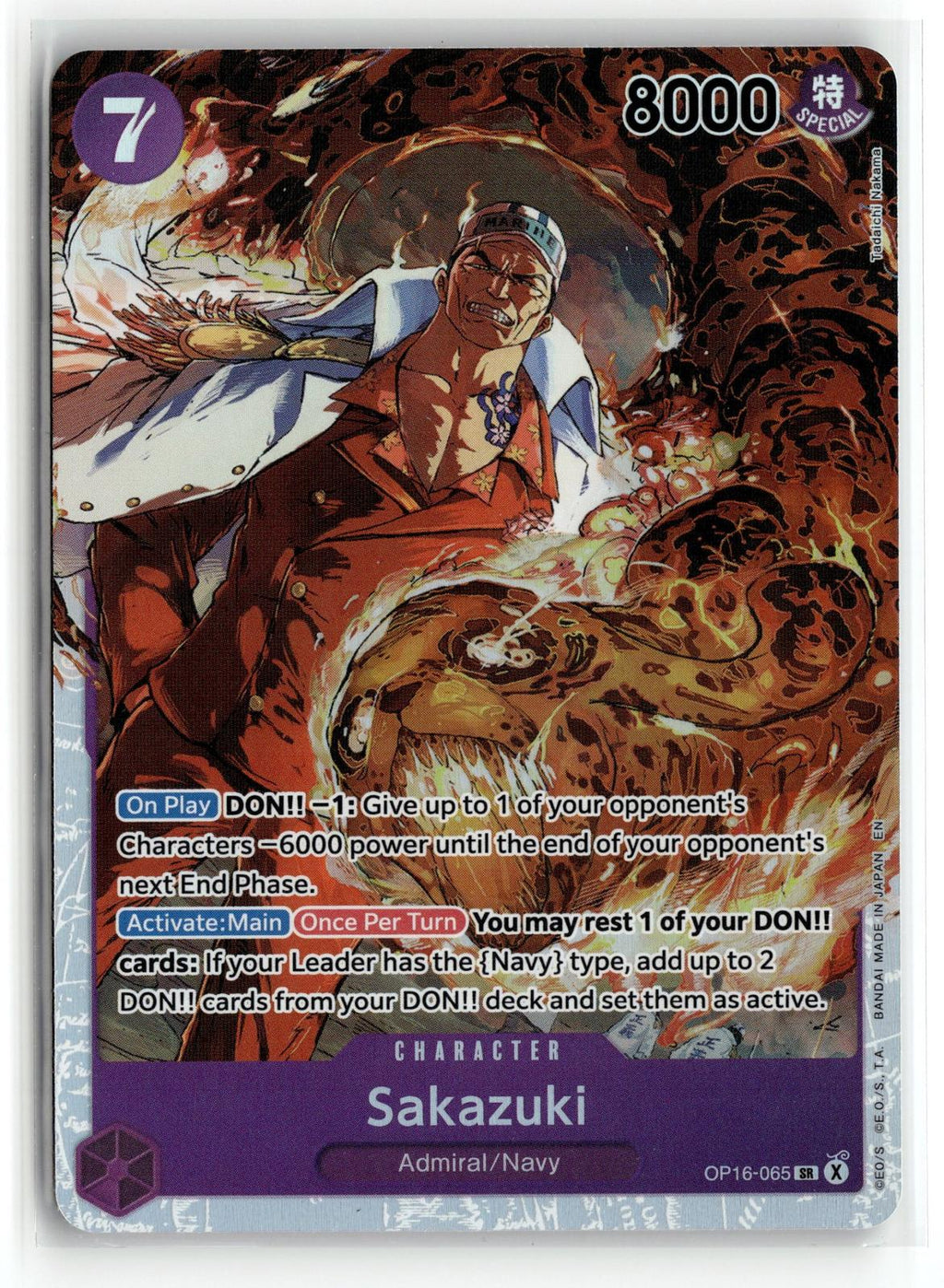 The Time of Battle #OP16-065 Sakazuki