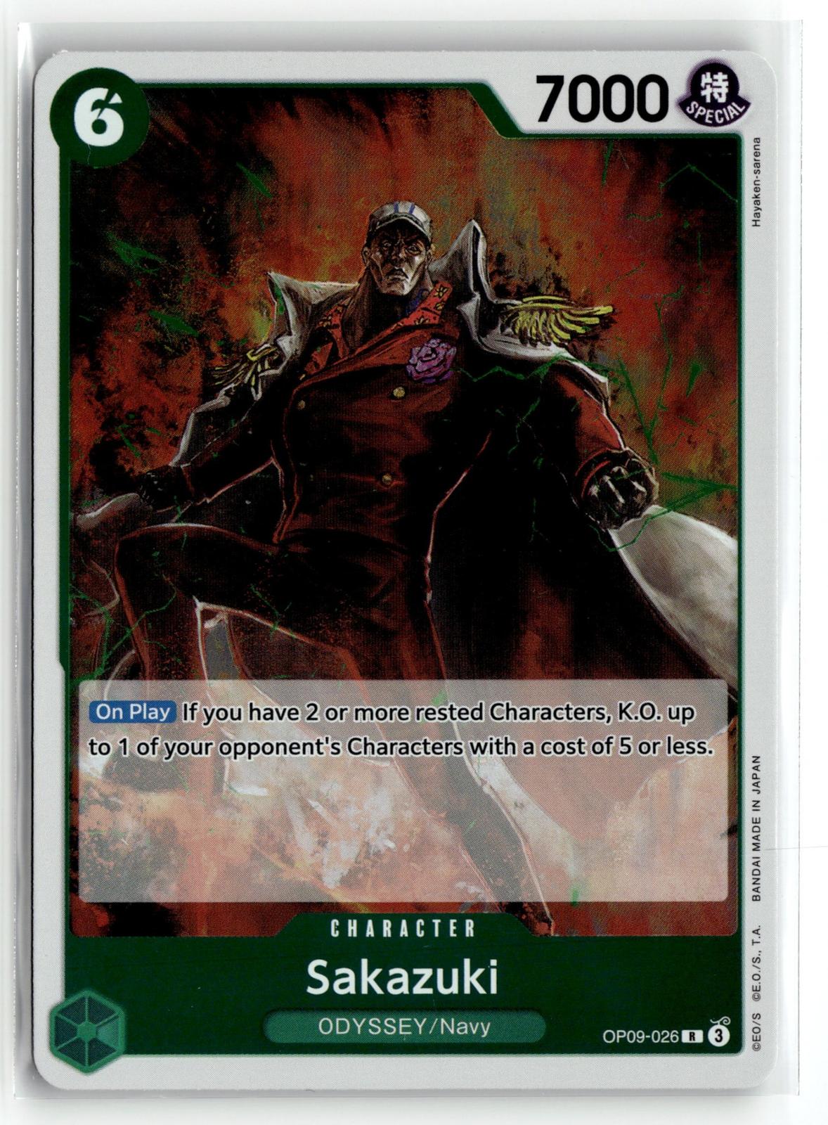 One_piece tcg Emperors in the New World #OP09-026 Sakazuki