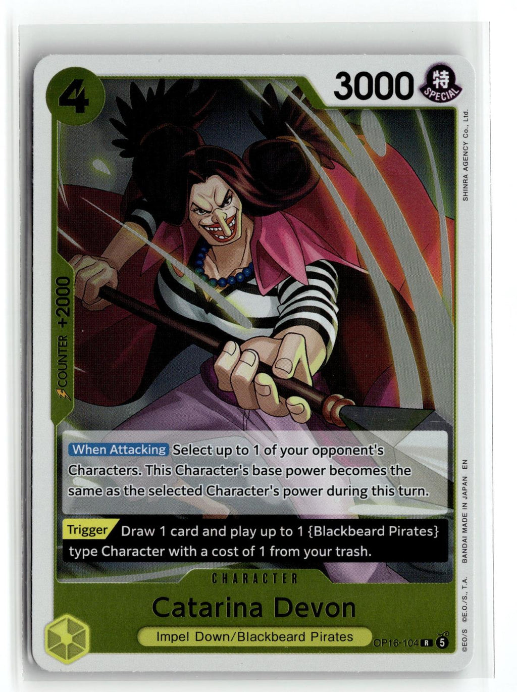 One_piece tcg The Time of Battle #OP16-104 Catarina Devon