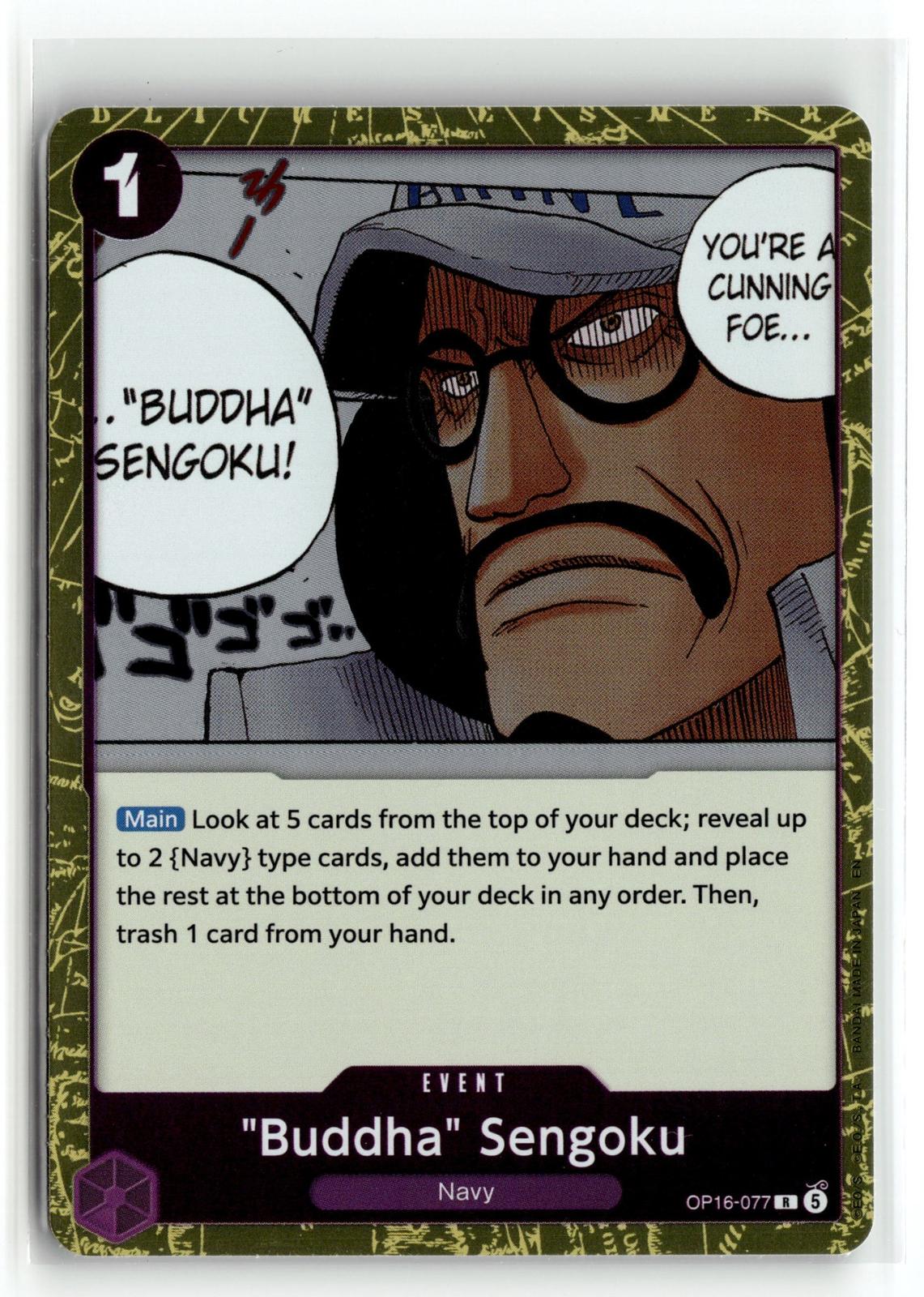 One_piece tcg The Time of Battle #OP16-077 "Buddha" Sengoku