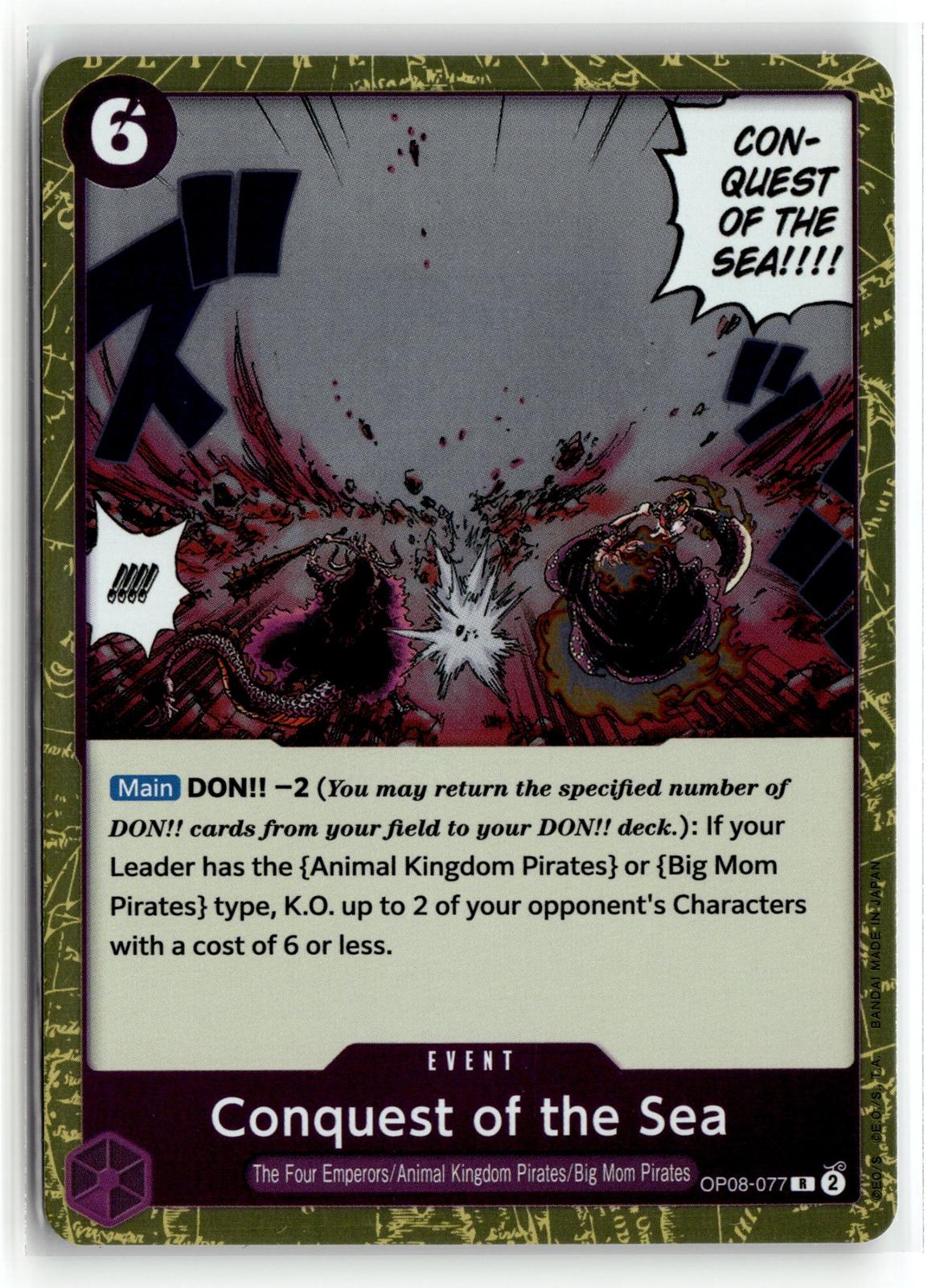 One_piece tcg Two Legends #OP08-077 Conquest of the Sea