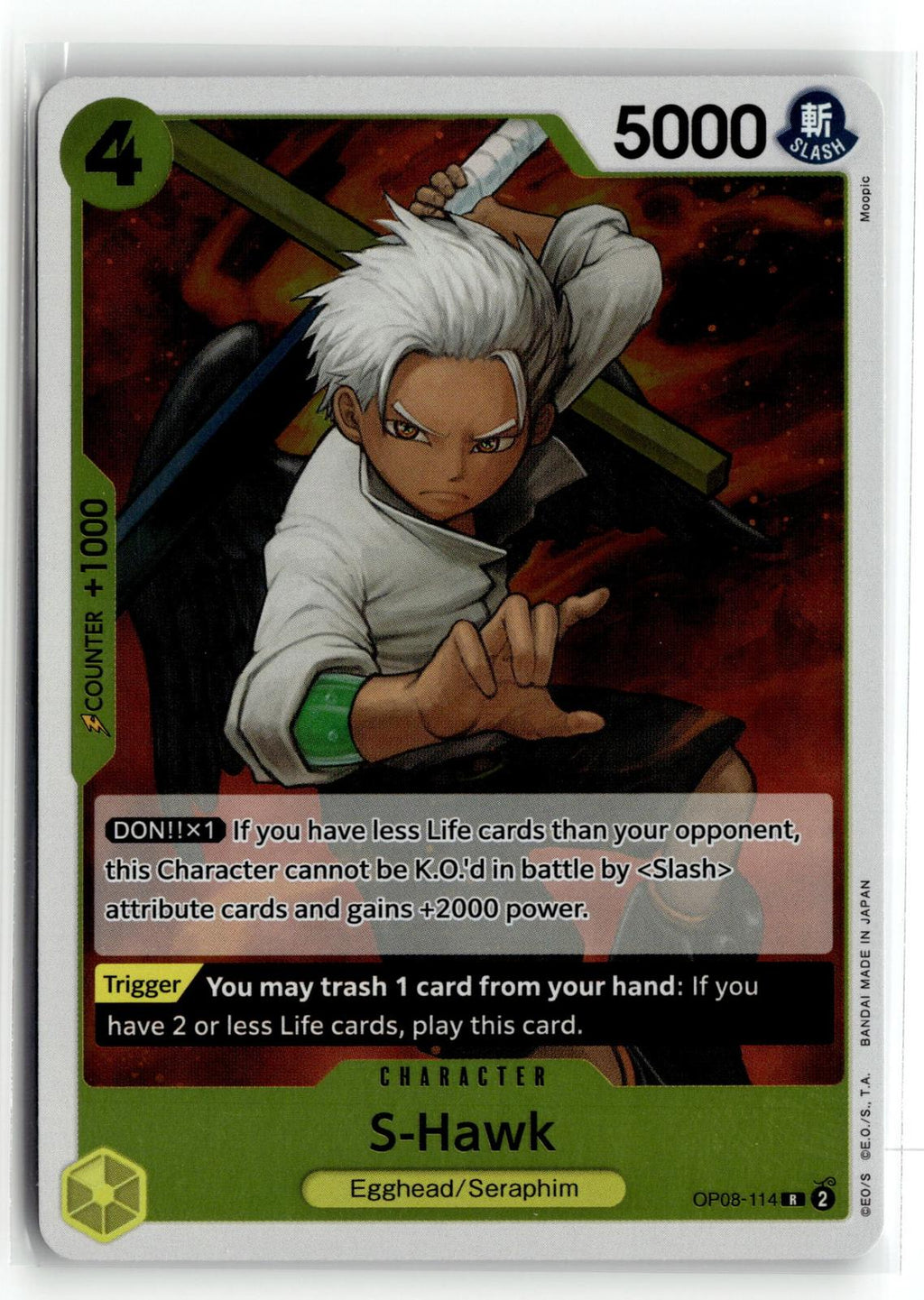 One_piece tcg Two Legends #OP08-114 S-Hawk