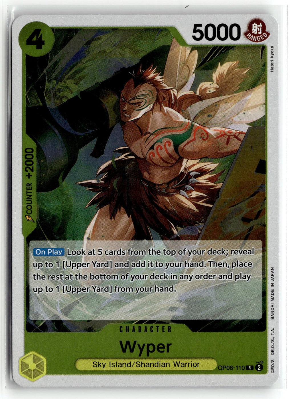 One_piece tcg Two Legends #OP08-110 Wyper