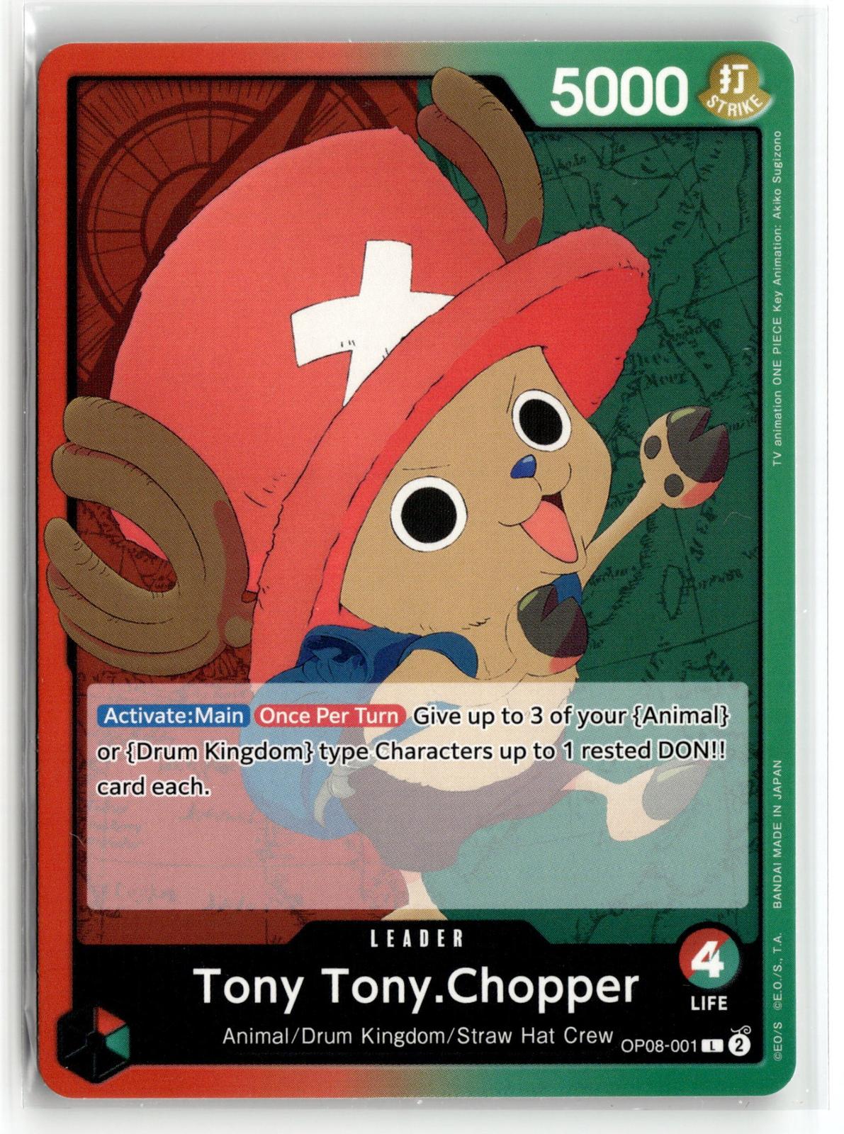 One_piece tcg Two Legends #OP08-001 Tony Tony.Chopper (001)