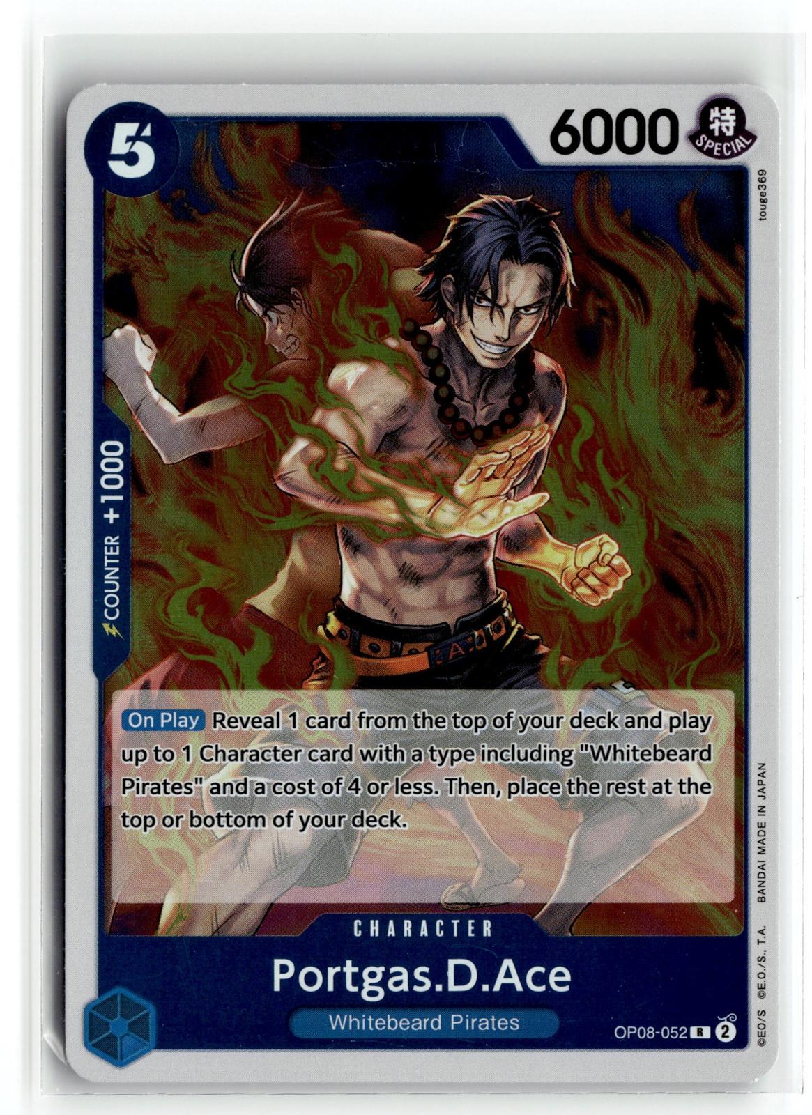 One_piece tcg Two Legends #OP08-052 Portgas.D.Ace