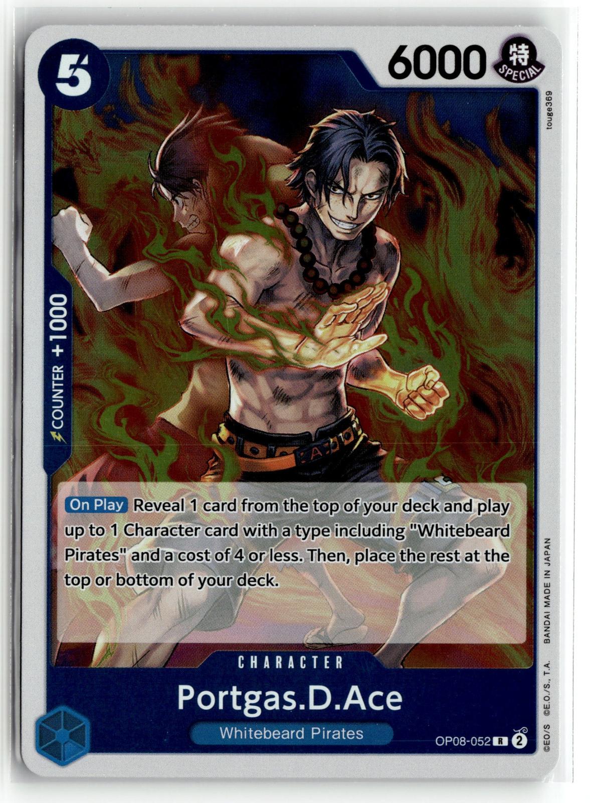 One_piece tcg Two Legends #OP08-052 Portgas.D.Ace