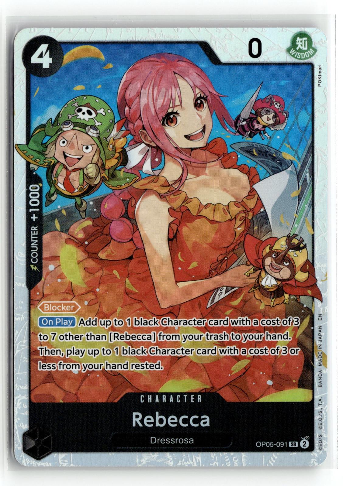 Premium Booster -The Best- Vol. 2 #OP05-091 Rebecca (Reprint)