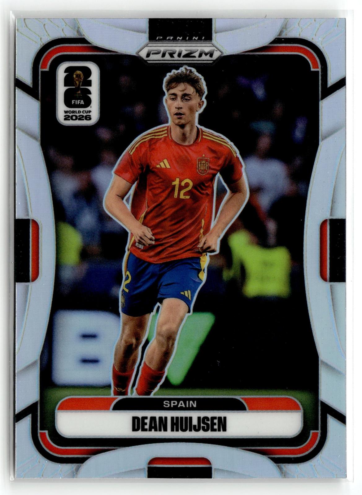 2026 Panini Prizm FIFA World Cup #68 Dean Huijsen Silver Prizm