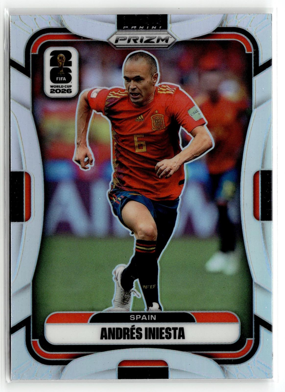 2026 Panini Prizm FIFA World Cup #84 Andres Iniesta Silver Prizm