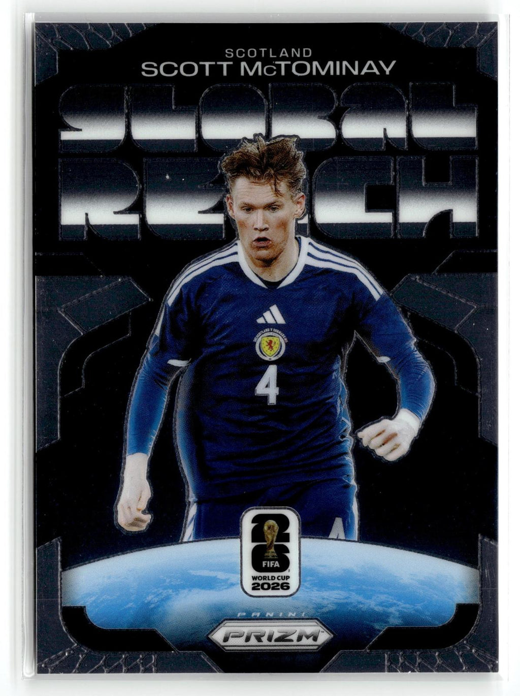 2026 Panini Prizm FIFA World Cup #18 Scott McTominay Global Reach Silver Prizm