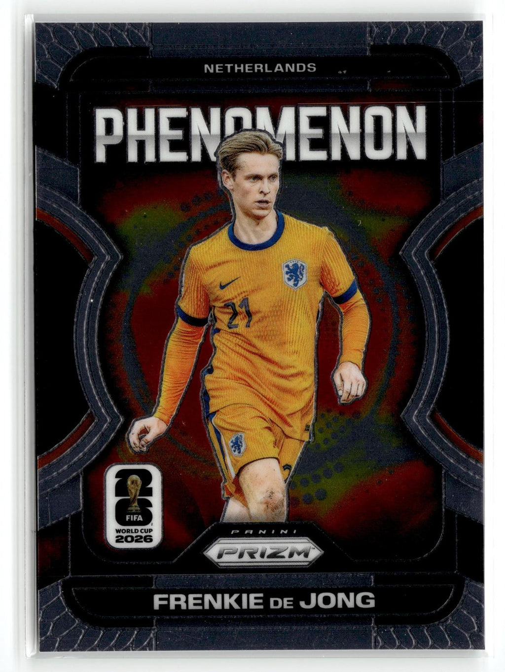 2026 Panini Prizm FIFA World Cup #3 Frenkie de Jong Phenomenon Silver Prizm