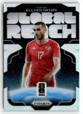 2026 Panini Prizm FIFA World Cup #20 Ellyes Skhiri Global Reach Silver Prizm
