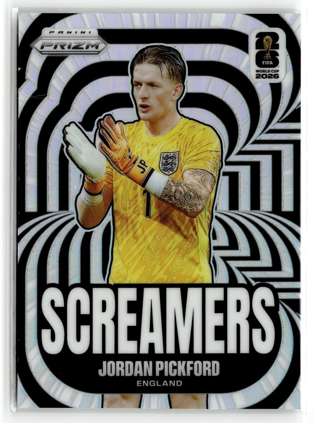 2026 Panini Prizm FIFA World Cup #2 Jordan Pickford Screamers Silver Prizm
