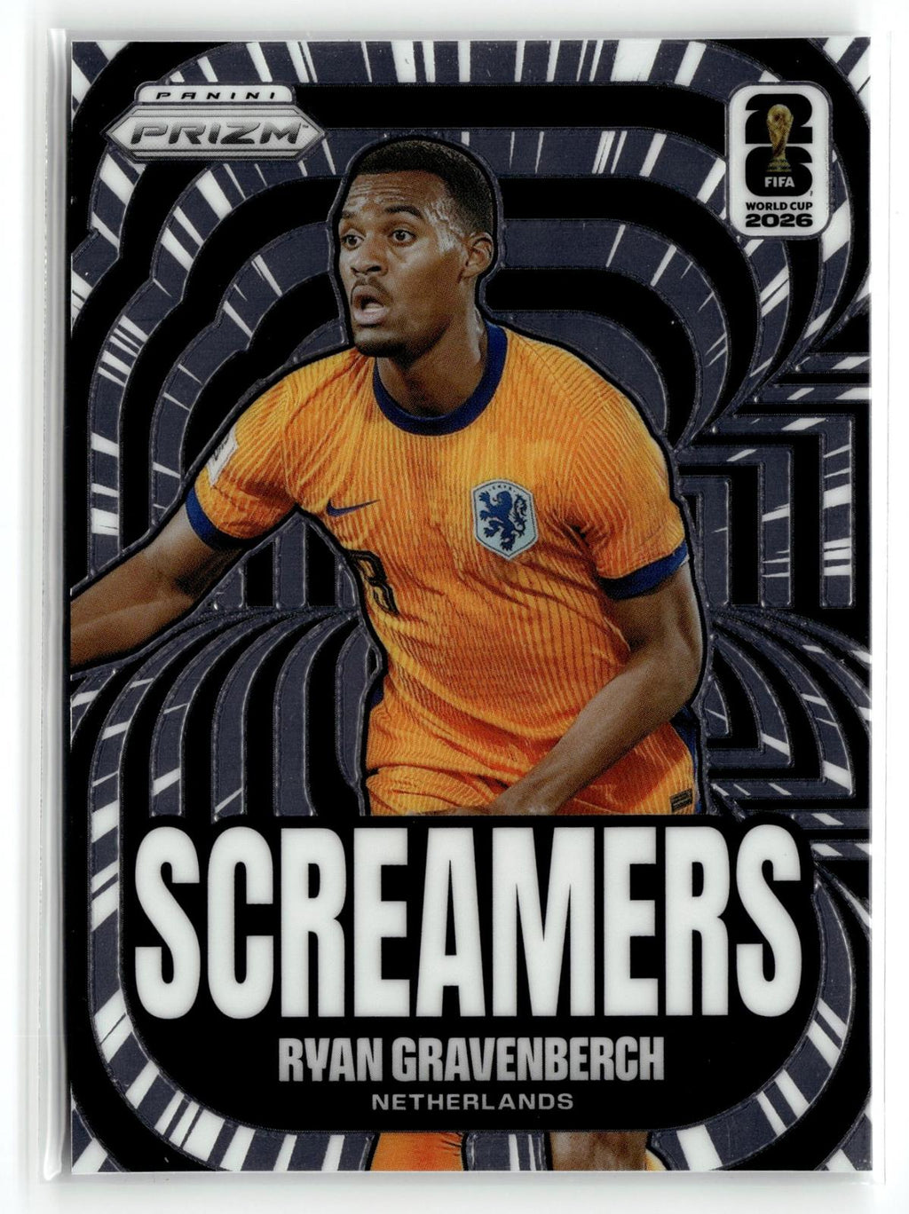 2026 Panini Prizm FIFA World Cup #8 Ryan Gravenberch Screamers Silver Prizm