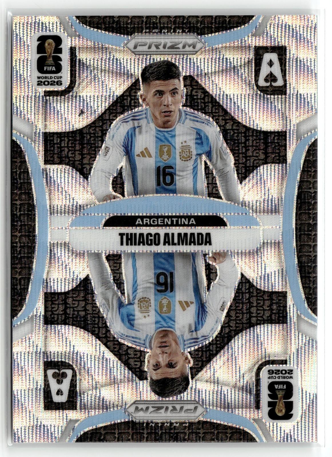 2026 Panini Prizm FIFA World Cup #16 Thiago Almada Aces Wave Prizm