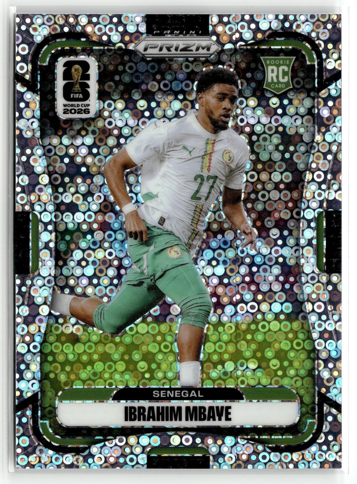 2026 Panini Prizm FIFA World Cup #405 Ibrahim Mbaye Disco Prizm