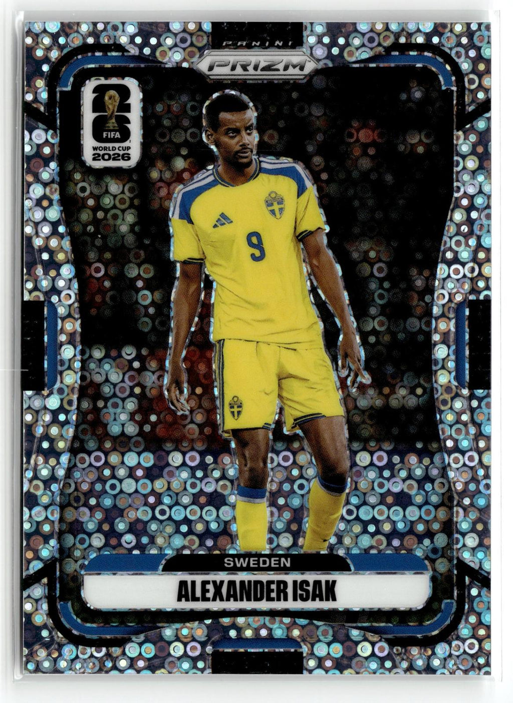 2026 Panini Prizm FIFA World Cup #494 Alexander Isak Disco Prizm